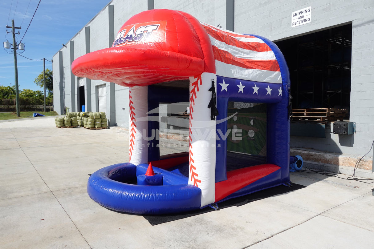 Bat Blast Commercial Interactive Inflatable Baseball Game - BounceWave Inflatable Sales