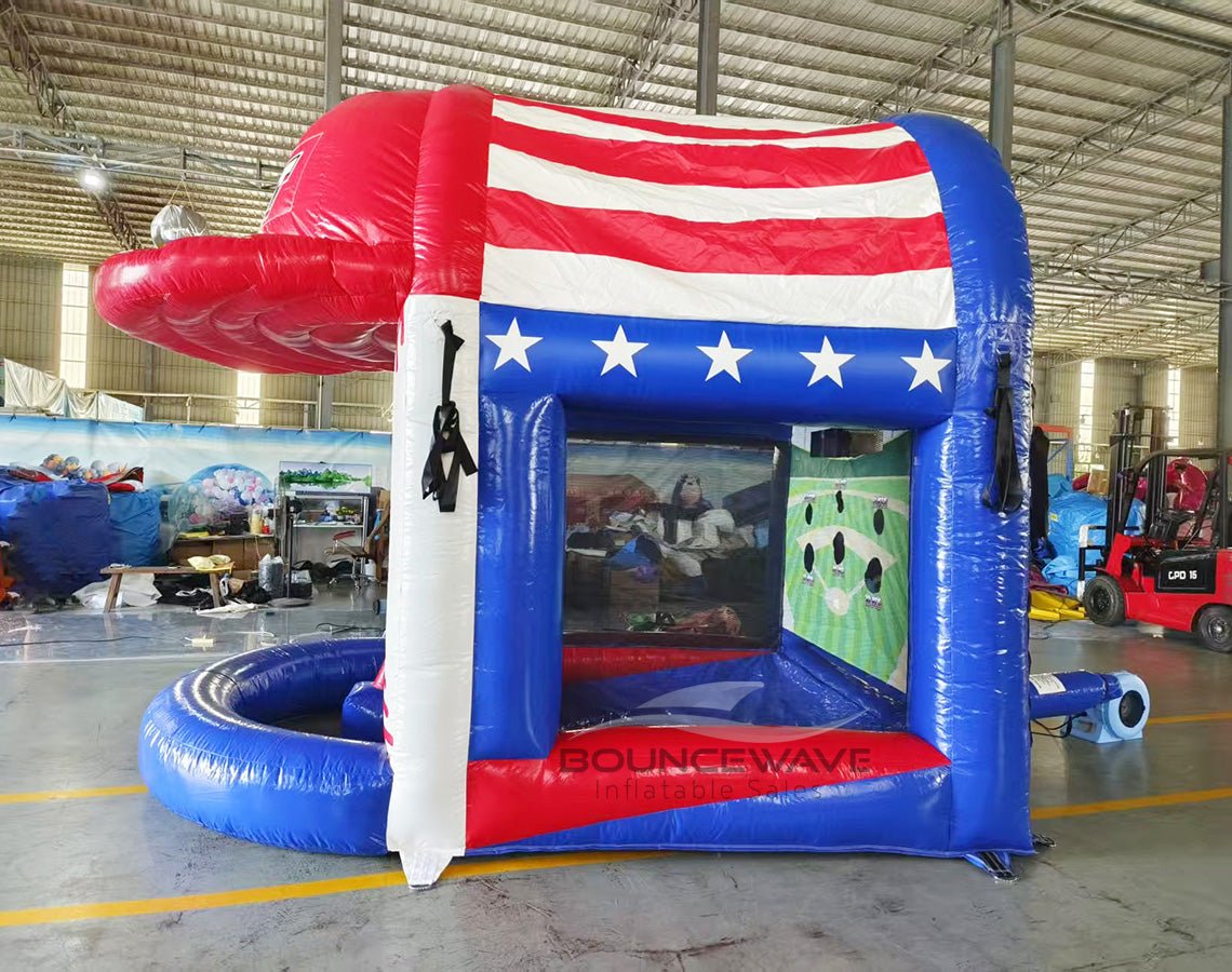Bat Blast Commercial Interactive Inflatable Baseball Game - BounceWave Inflatable Sales