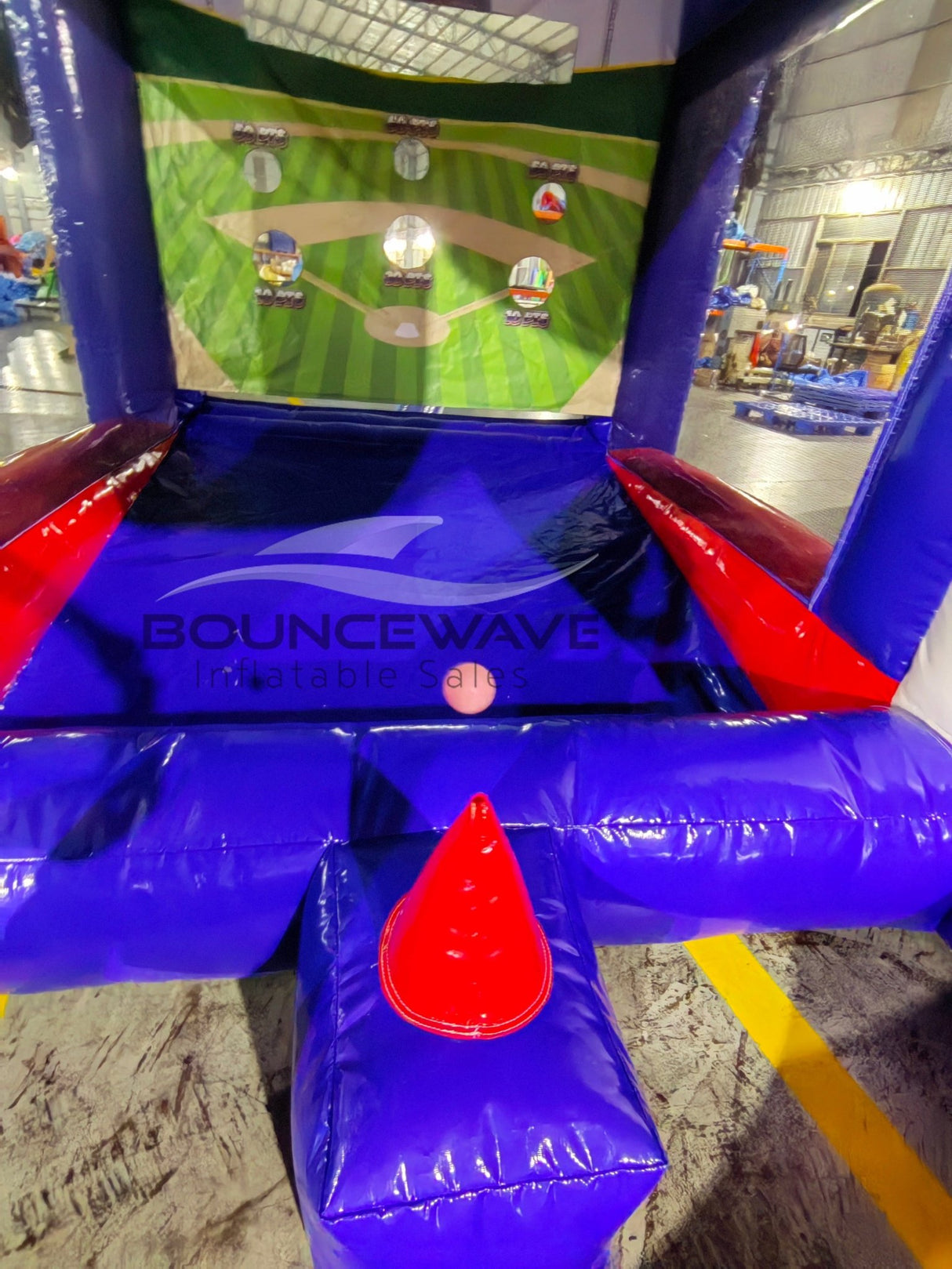 Bat Blast Commercial Interactive Inflatable Baseball Game - BounceWave Inflatable Sales