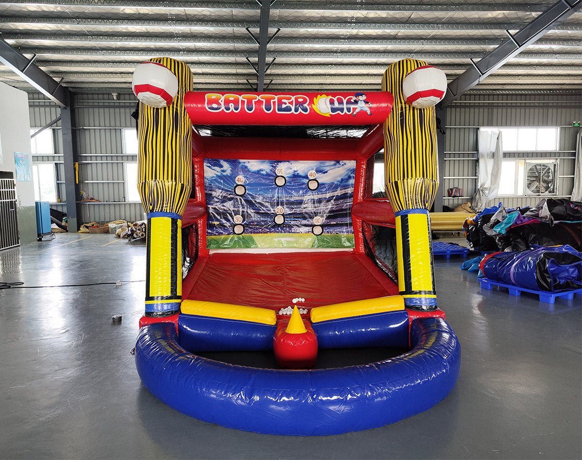 Batter Up Commercial Interactive Inflatable Game - BounceWave Inflatable Sales