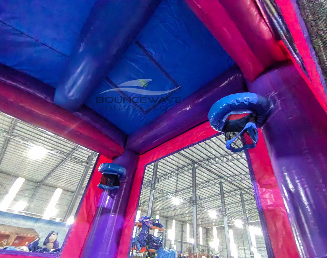 Cotton Candy Splash & Save Bounce House with Dual Lane Slide (Wet/Dry) - BounceWave Inflatable Sales