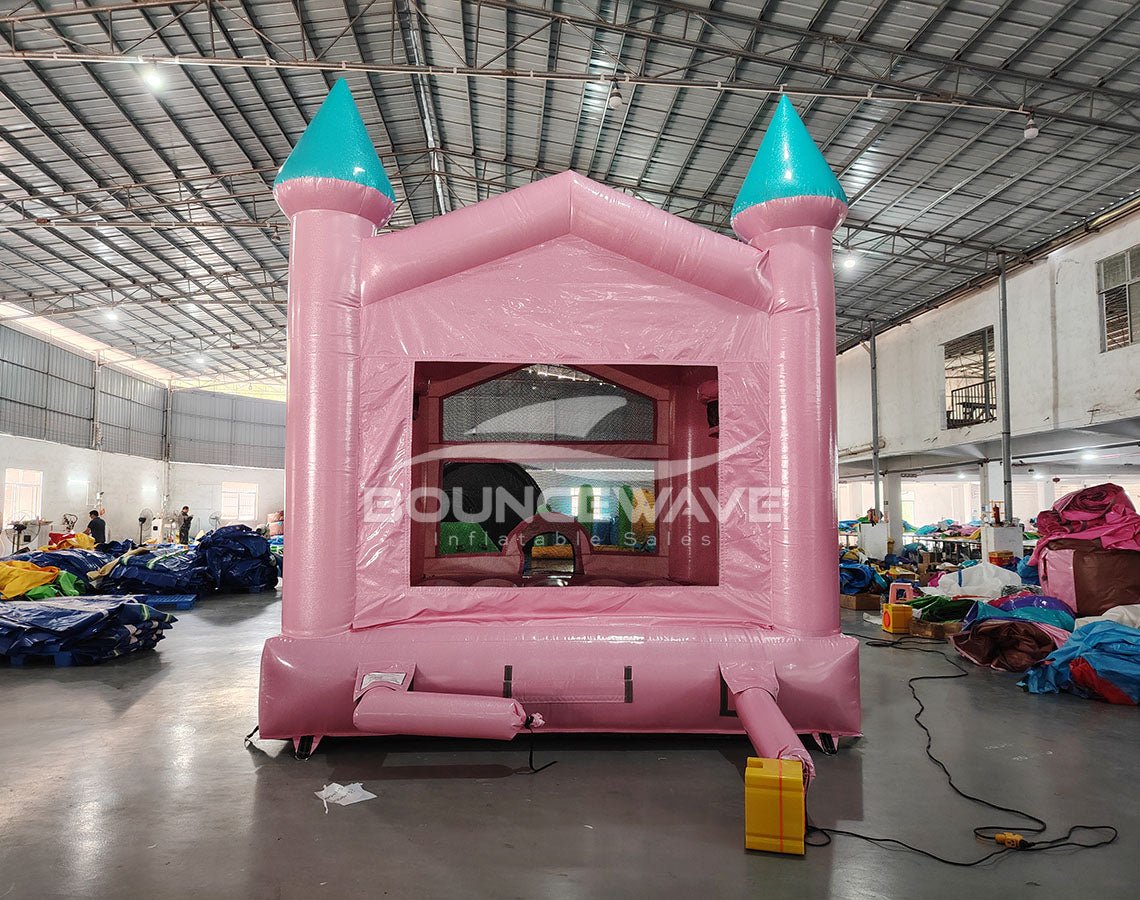 Dream Glitter Castle Bounce House - BounceWave Inflatable Sales