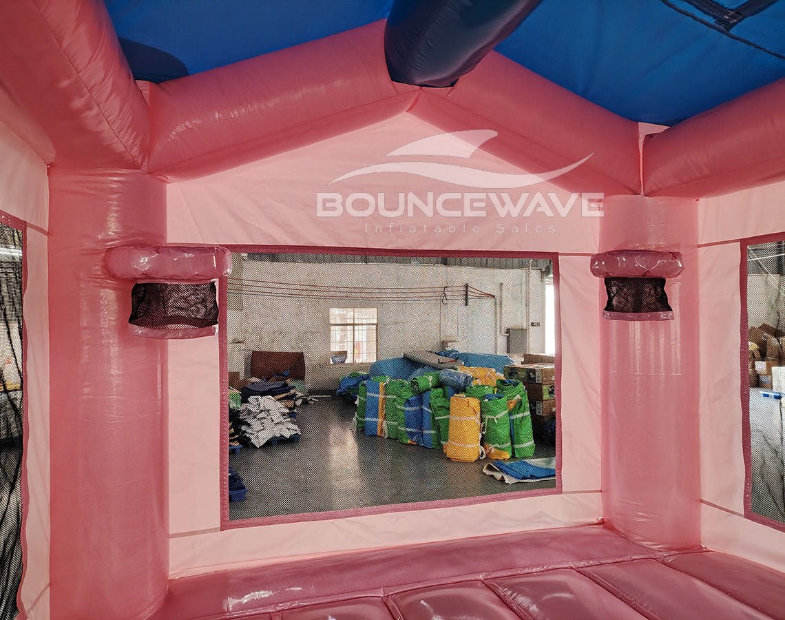 Dream Glitter Castle Bounce House - BounceWave Inflatable Sales