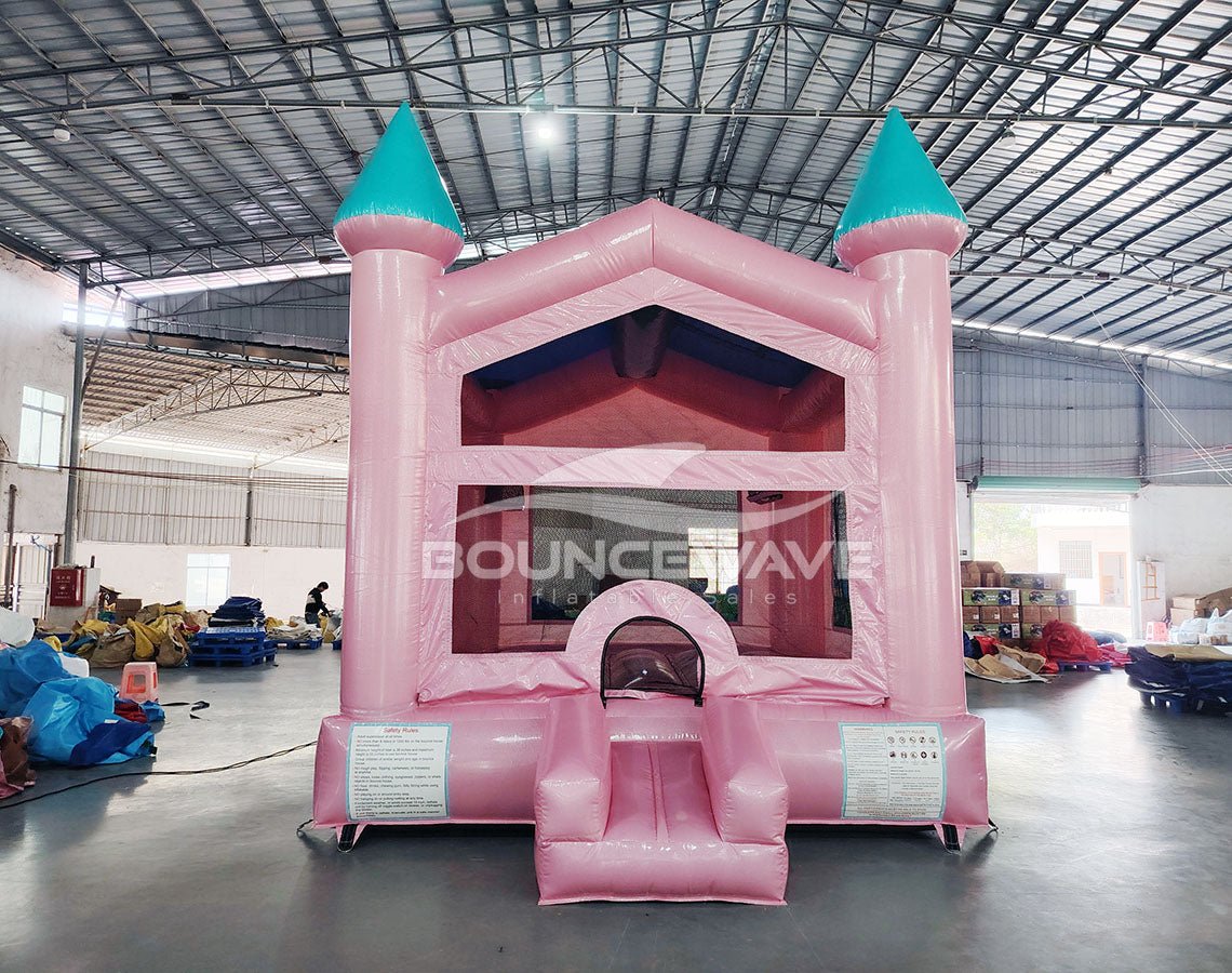 Dream Glitter Castle Bounce House - BounceWave Inflatable Sales