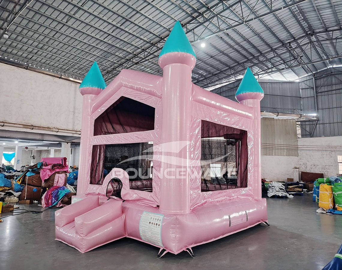 Dream Glitter Castle Bounce House - BounceWave Inflatable Sales