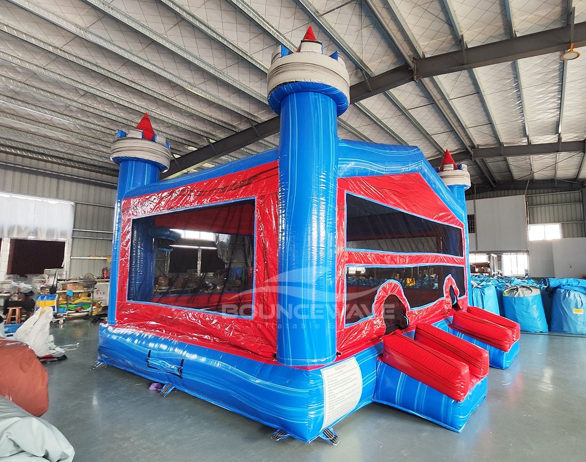Euro Baja Castle XL Commercial Grade Bounce House - BounceWave Inflatable Sales