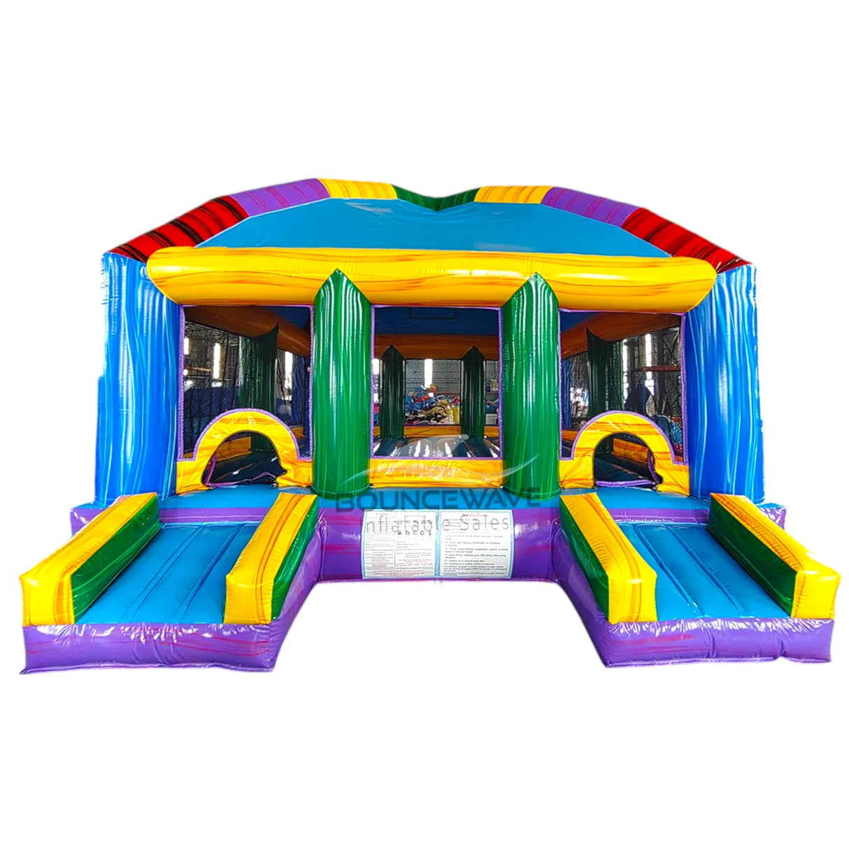 Euro Marble Mega Dome Bounce House - BounceWave Inflatable Sales