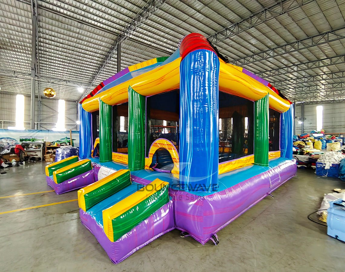 Euro Marble Mega Dome Bounce House - BounceWave Inflatable Sales