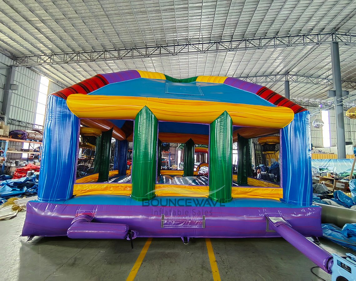 Euro Marble Mega Dome Bounce House - BounceWave Inflatable Sales