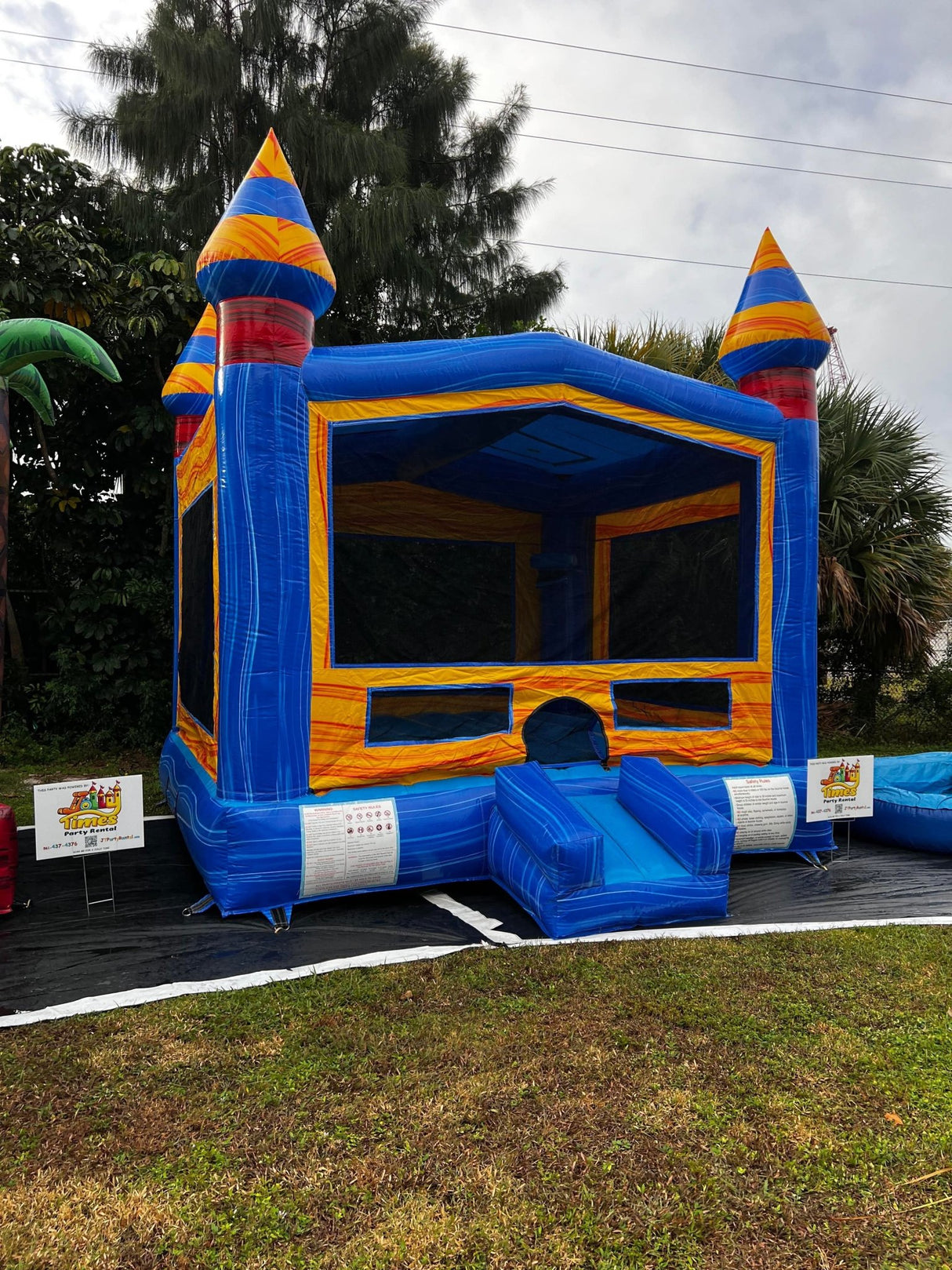 Fire and Ice Commercial Grade Bounce House - BounceWave Inflatable Sales