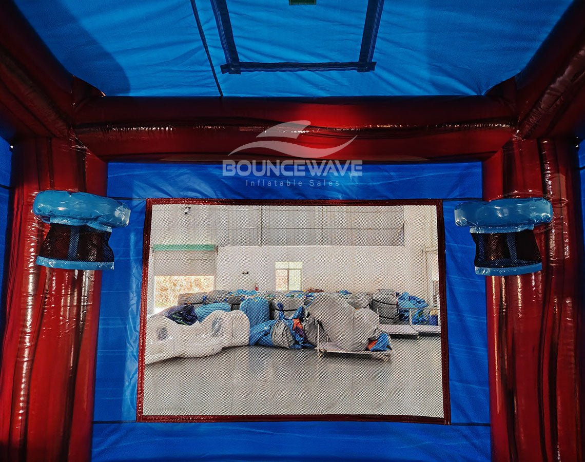 Freedom Fury Splash & Save Bounce House with Dual Lane Slide (Wet/Dry) - BounceWave Inflatable Sales