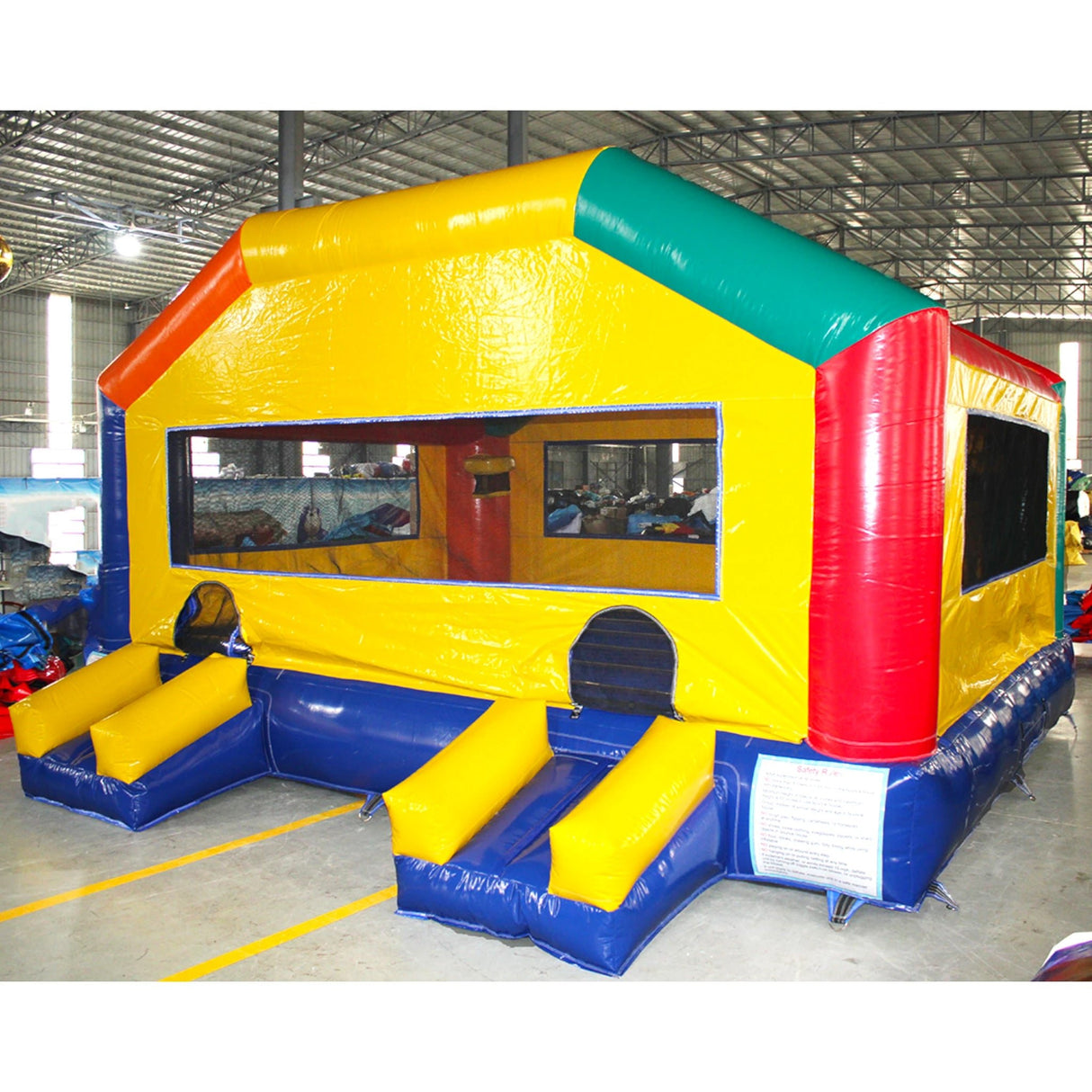 Fun House XL Commercial Grade Bounce House - BounceWave Inflatable Sales