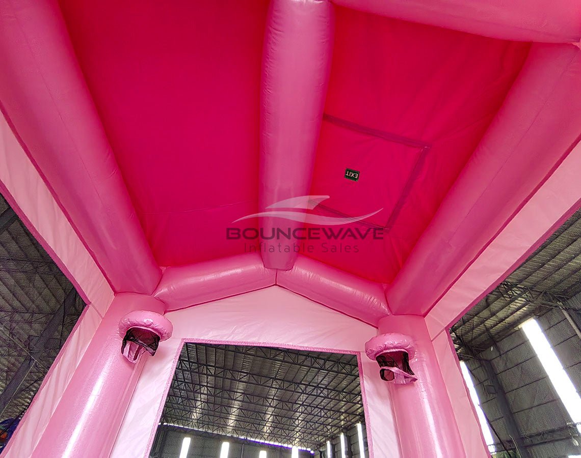 Glitter & Bows Commercial Bounce House - BounceWave Inflatable Sales