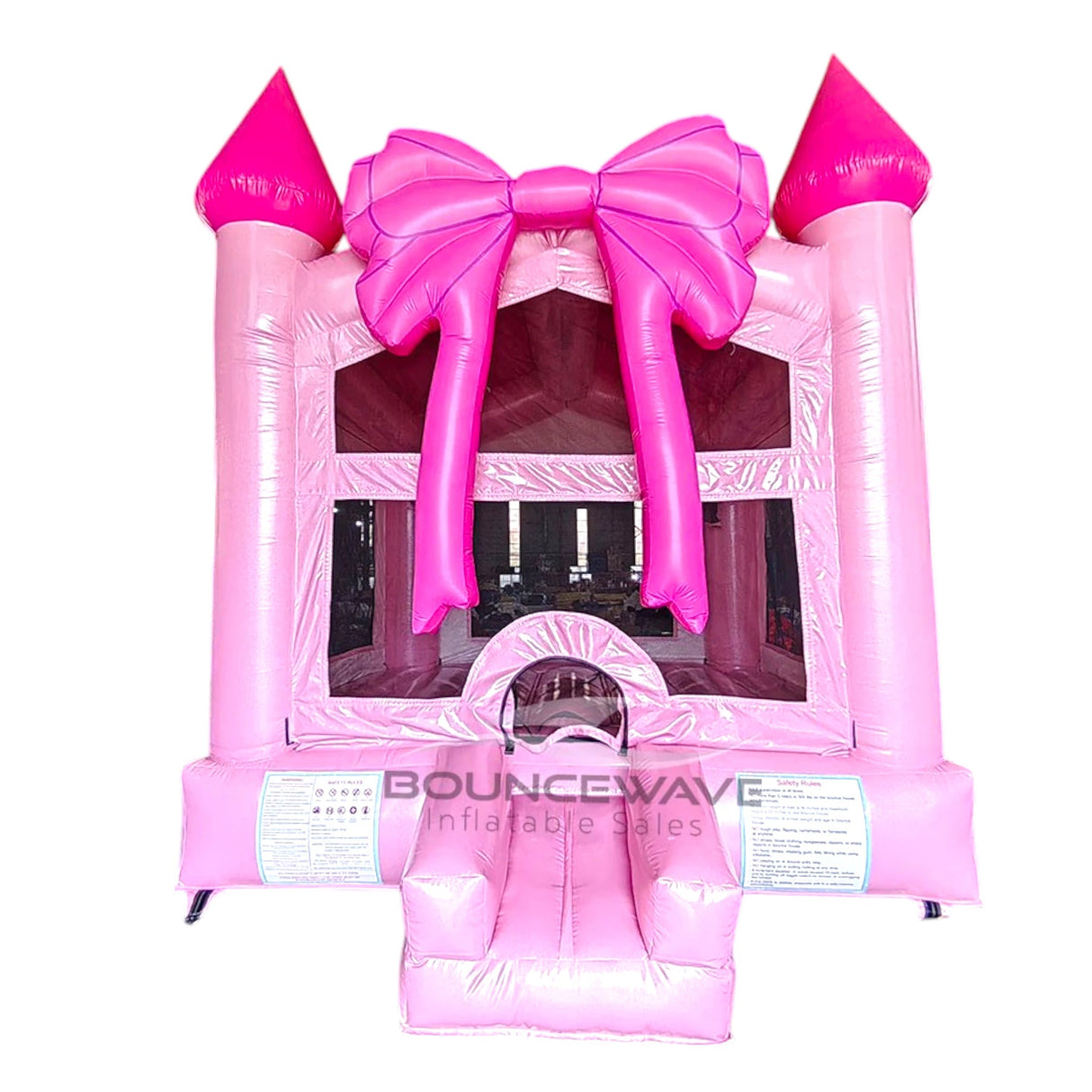 Glitter & Bows Commercial Bounce House - BounceWave Inflatable Sales