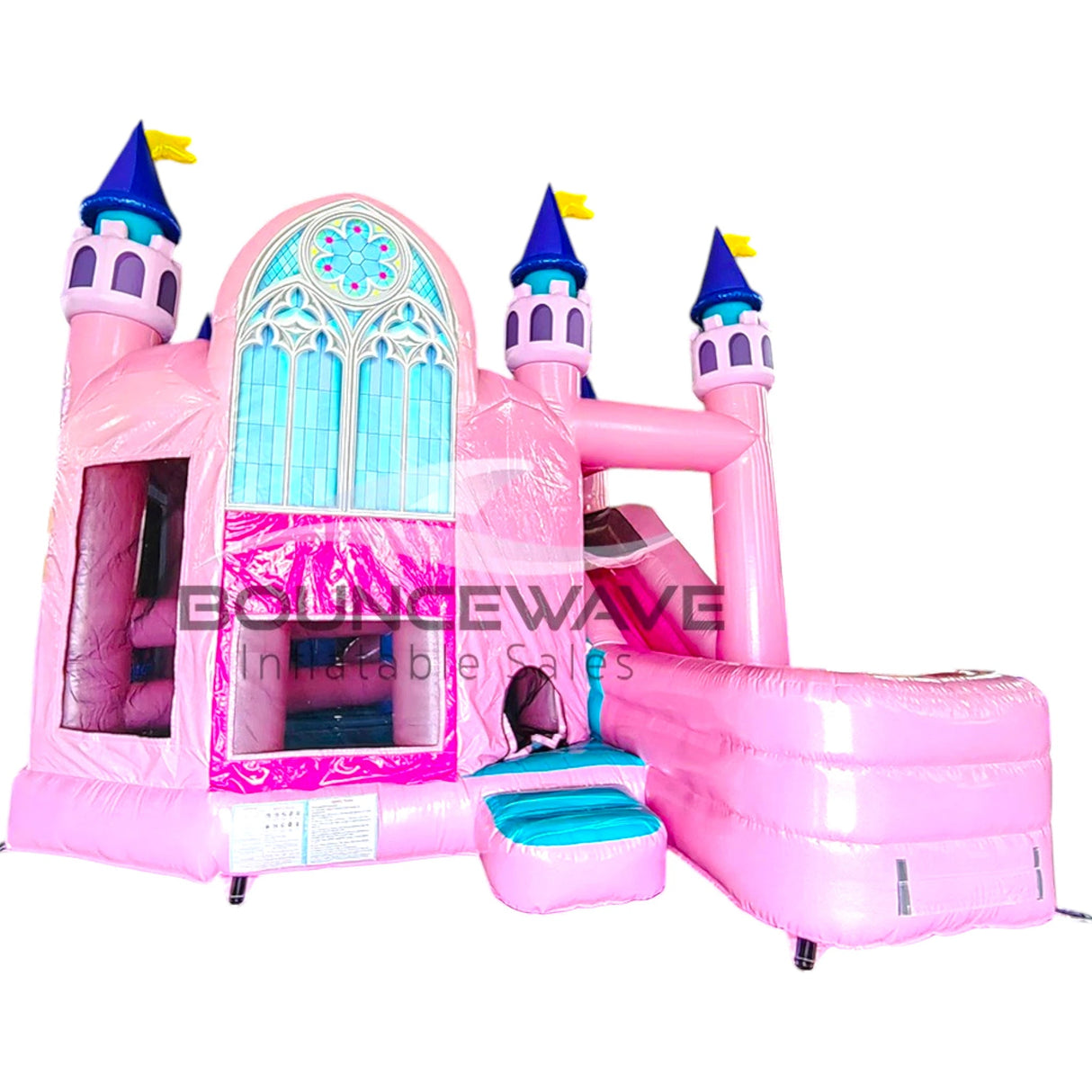 Grand Royal Castle Party Palace Bounce House with Slide (Wet/Dry) - BounceWave Inflatable Sales