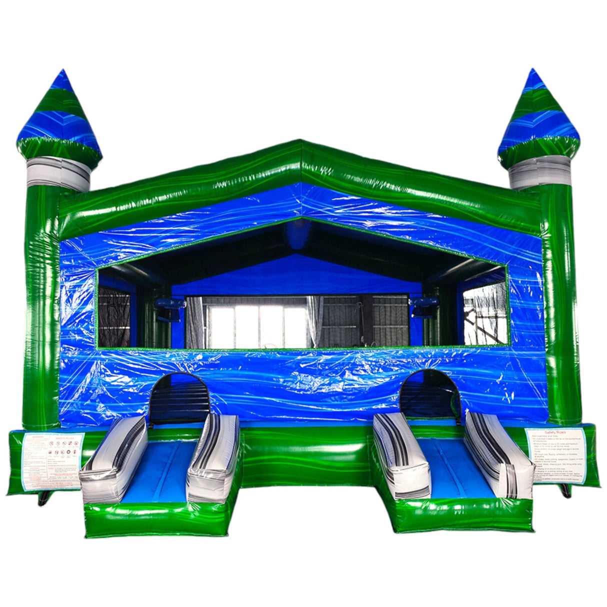 Green Gush XL Commercial Grade Bounce House - BounceWave Inflatable Sales