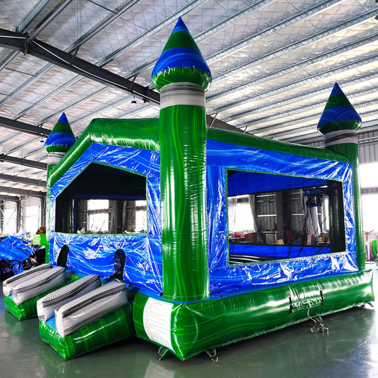 Green Gush XL Commercial Grade Bounce House - BounceWave Inflatable Sales