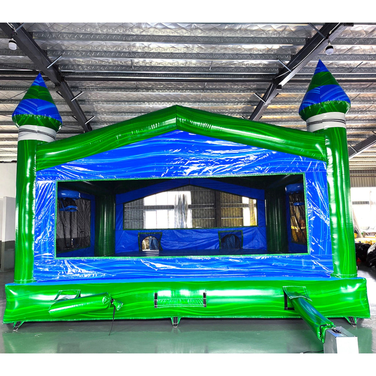 Green Gush XL Commercial Grade Bounce House - BounceWave Inflatable Sales