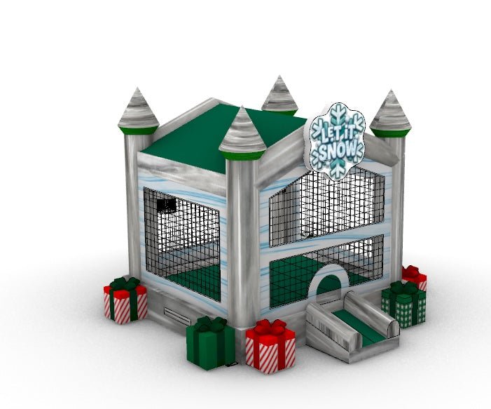 Holiday Hero Swappable Bounce House – Full Package - BounceWave Inflatable Sales