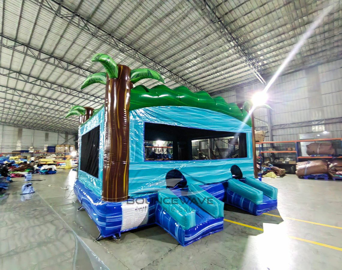 Island Drop XL Bounce House - BounceWave Inflatable Sales