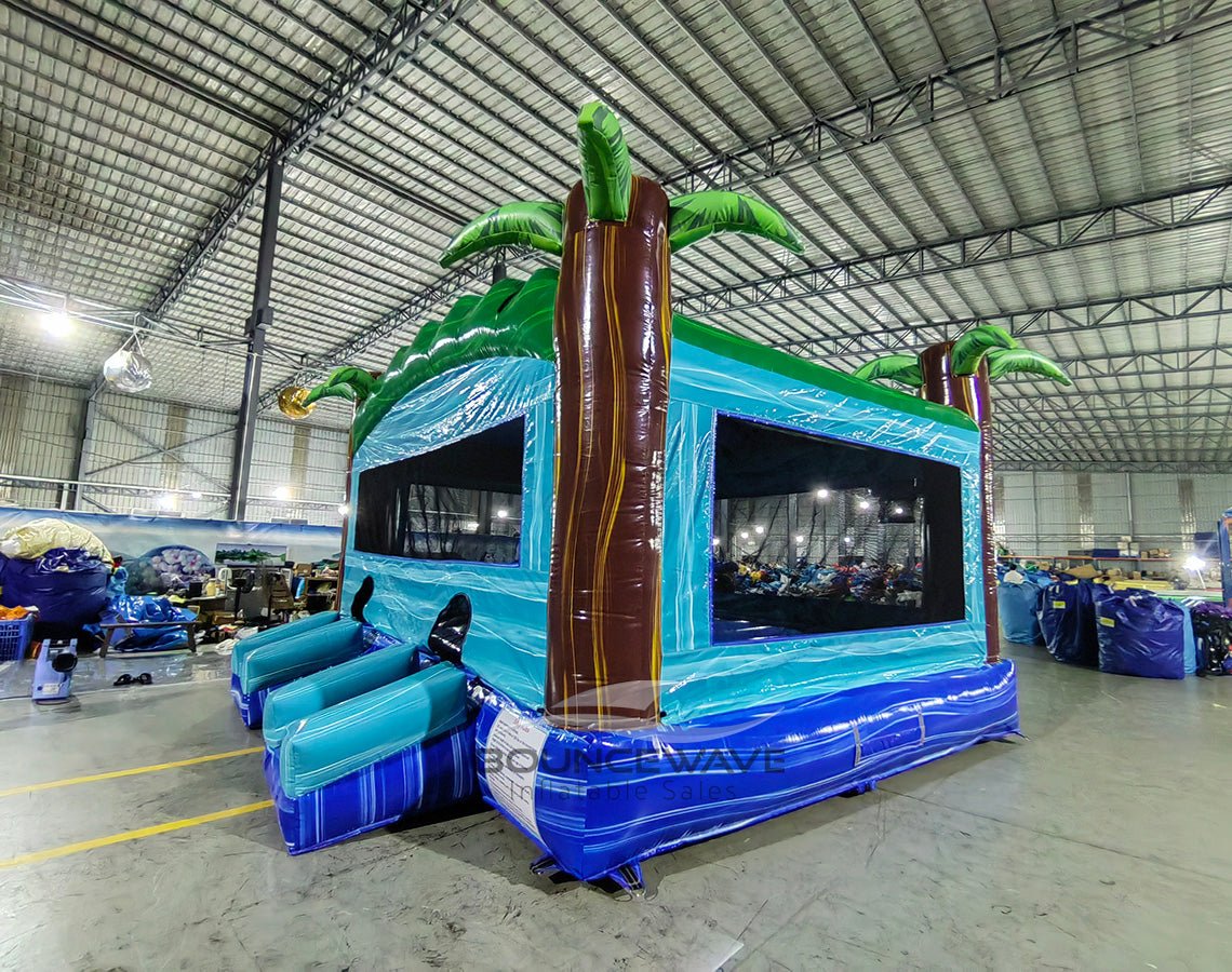 Island Drop XL Bounce House - BounceWave Inflatable Sales