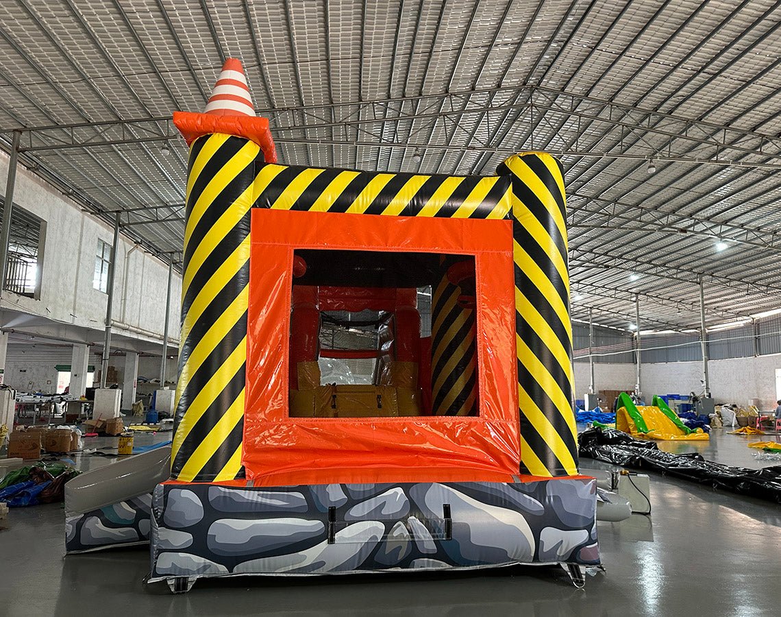 Kidstruction Zone Commercial Econo Inflatable Combo (Wet/Dry) - BounceWave Inflatable Sales