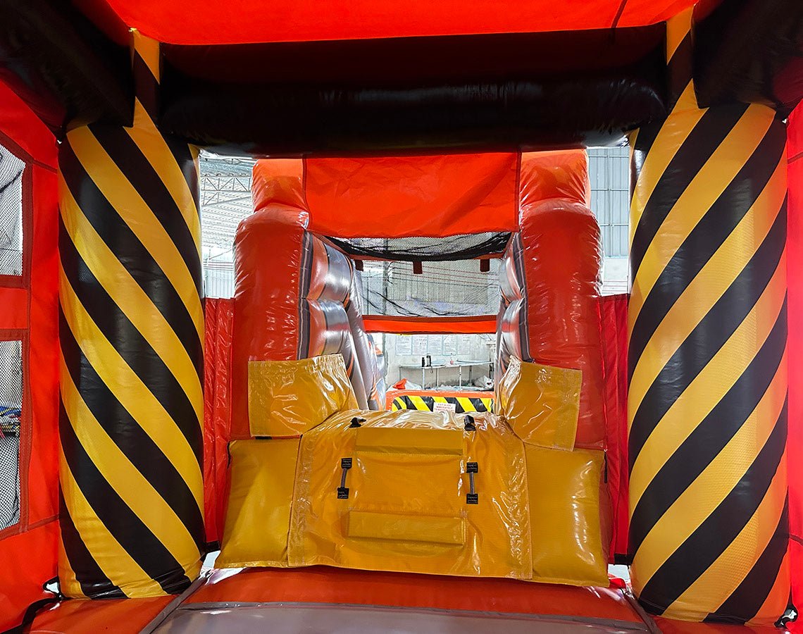 Kidstruction Zone Commercial Econo Inflatable Combo (Wet/Dry) - BounceWave Inflatable Sales