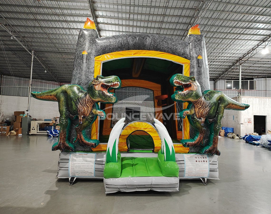 Lava Raptor Commercial Grade Bounce House - BounceWave Inflatable Sales