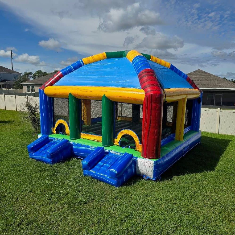 Marble Mega Dome Bounce House - BounceWave Inflatable Sales