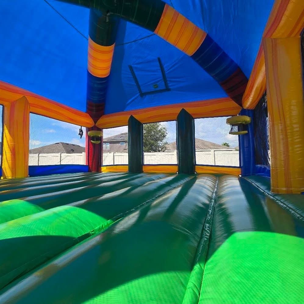 Marble Mega Dome Bounce House - BounceWave Inflatable Sales