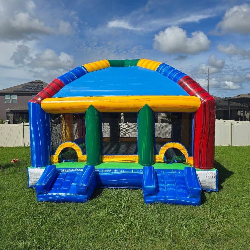 Marble Mega Dome Bounce House - BounceWave Inflatable Sales