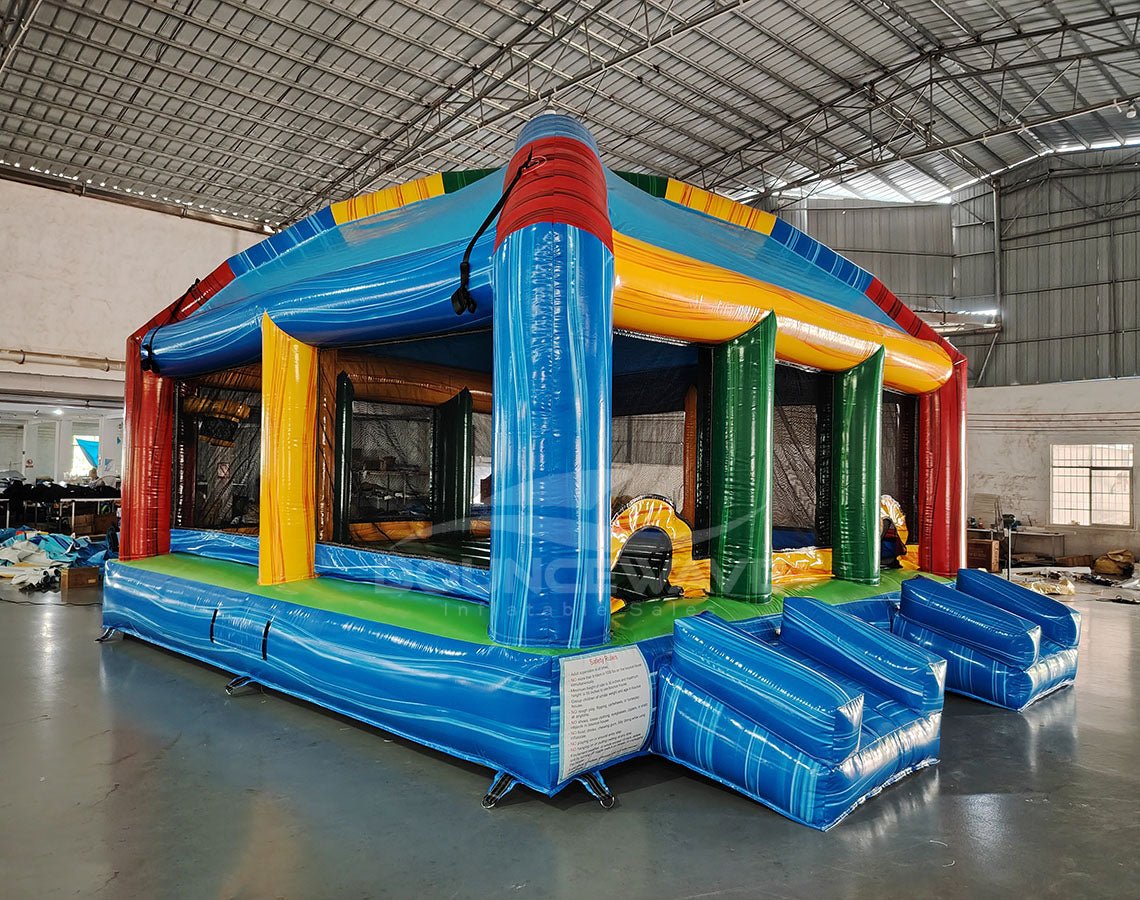Marble Mega Dome Commercial Grade Bounce House - BounceWave Inflatable Sales