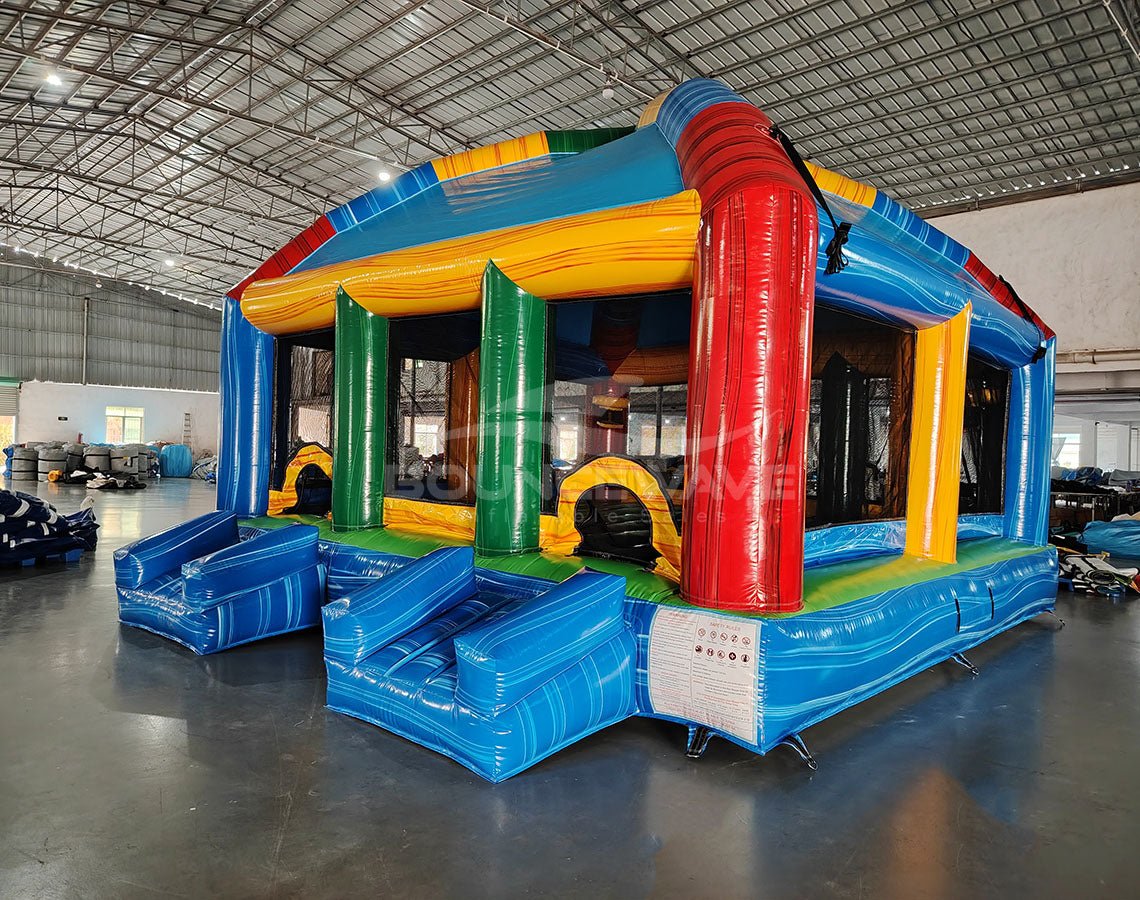 Marble Mega Dome Commercial Grade Bounce House - BounceWave Inflatable Sales