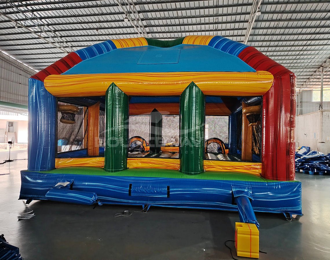 Marble Mega Dome Commercial Grade Bounce House - BounceWave Inflatable Sales