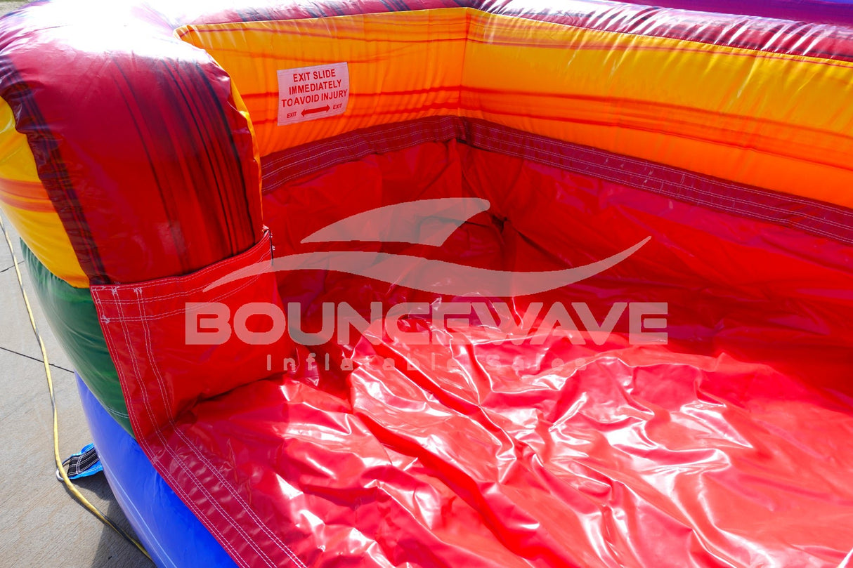 Primary Marble Econo Duo Bounce & Slide Combo (Wet/Dry) - BounceWave Inflatable Sales