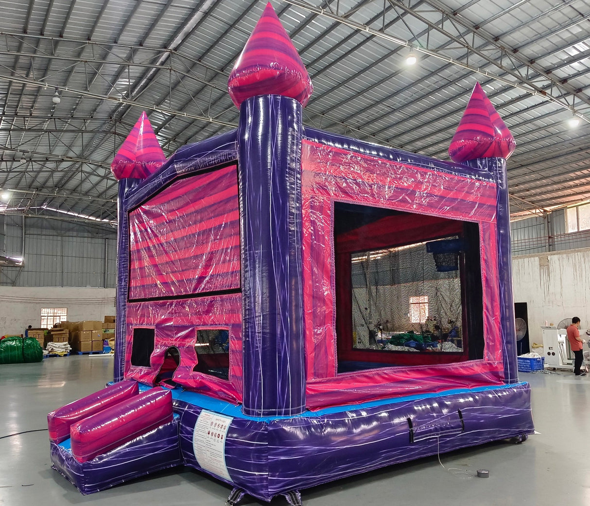 Purple Palace Panel - Ready Commercial Grade Bounce House - BounceWave Inflatable Sales
