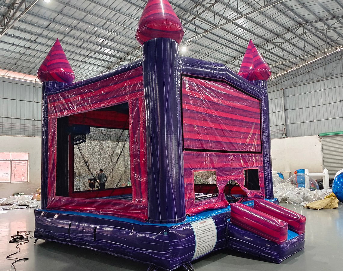 Purple Palace Panel - Ready Commercial Grade Bounce House - BounceWave Inflatable Sales