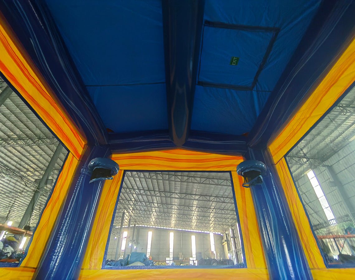 Seasonal Sampler Panel Bounce House - Lava Falls - BounceWave Inflatable Sales