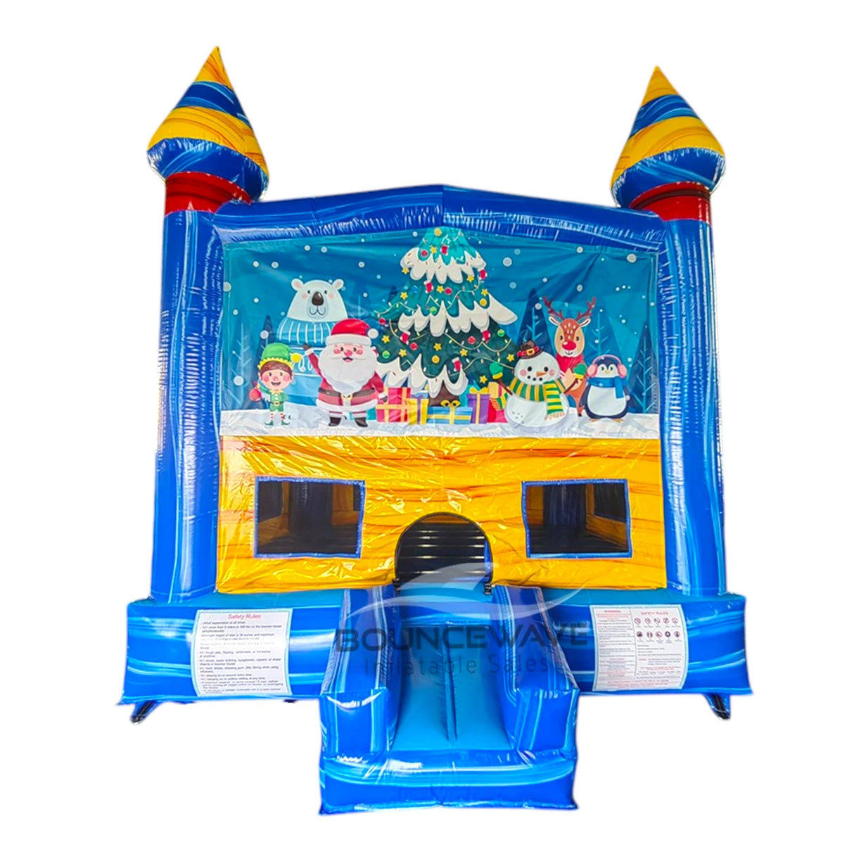 Seasonal Sampler Panel Bounce House - Lava Falls - BounceWave Inflatable Sales