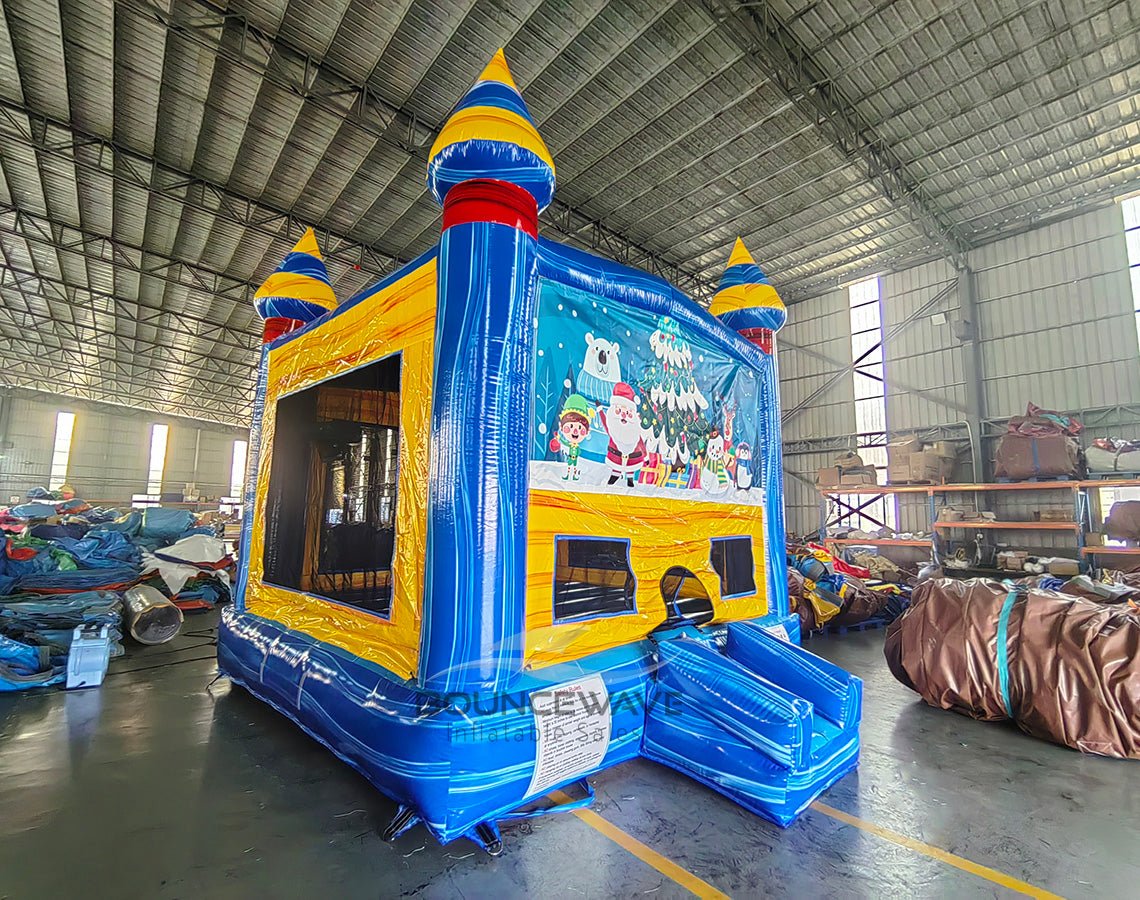 Seasonal Sampler Panel Bounce House - Lava Falls - BounceWave Inflatable Sales