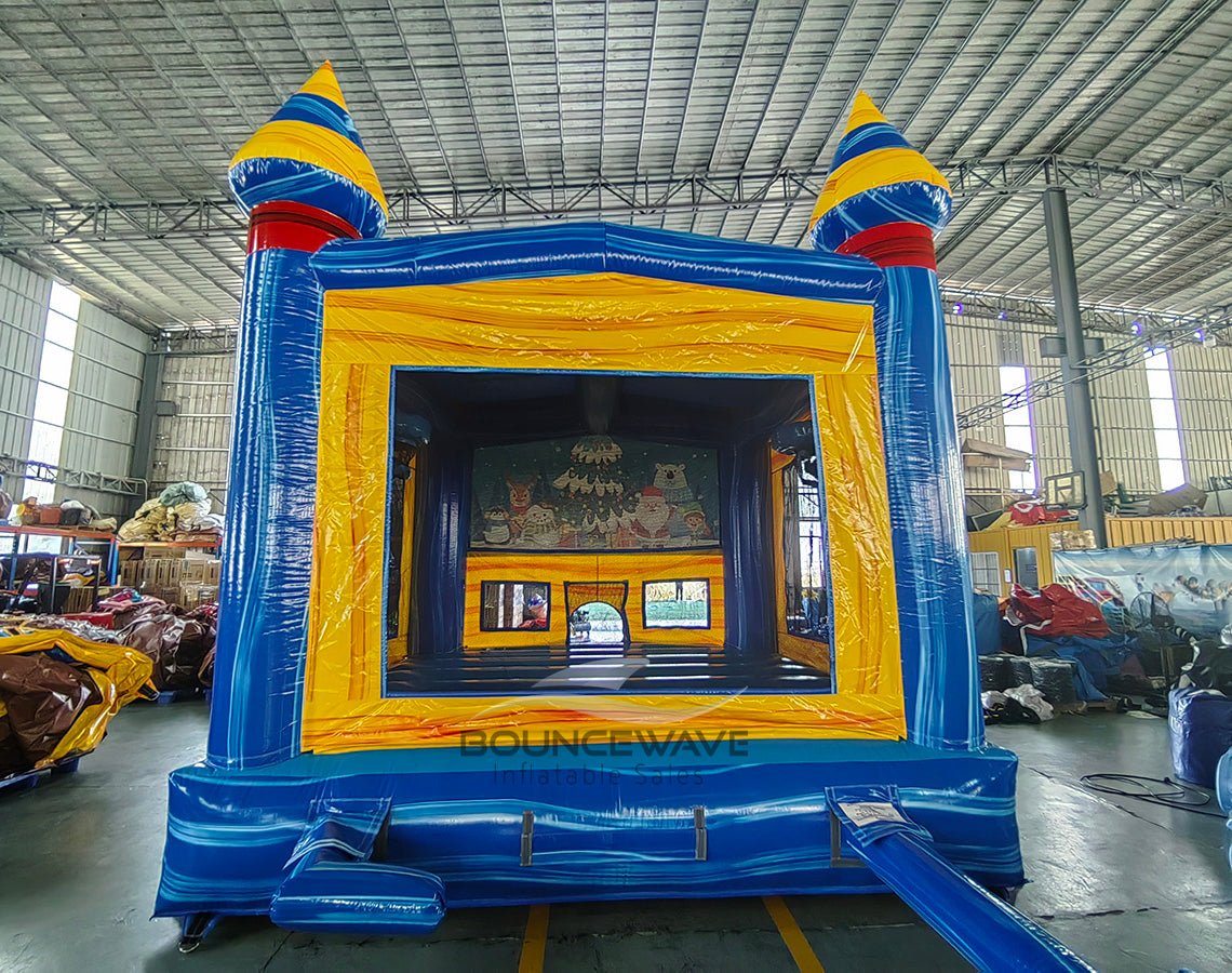 Seasonal Sampler Panel Bounce House - Lava Falls - BounceWave Inflatable Sales