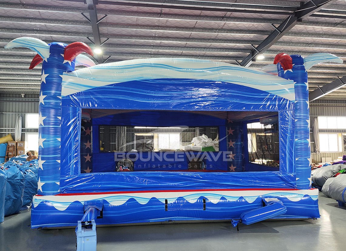 Star Spangled Splash XL Commercial Grade Bounce House - BounceWave Inflatable Sales