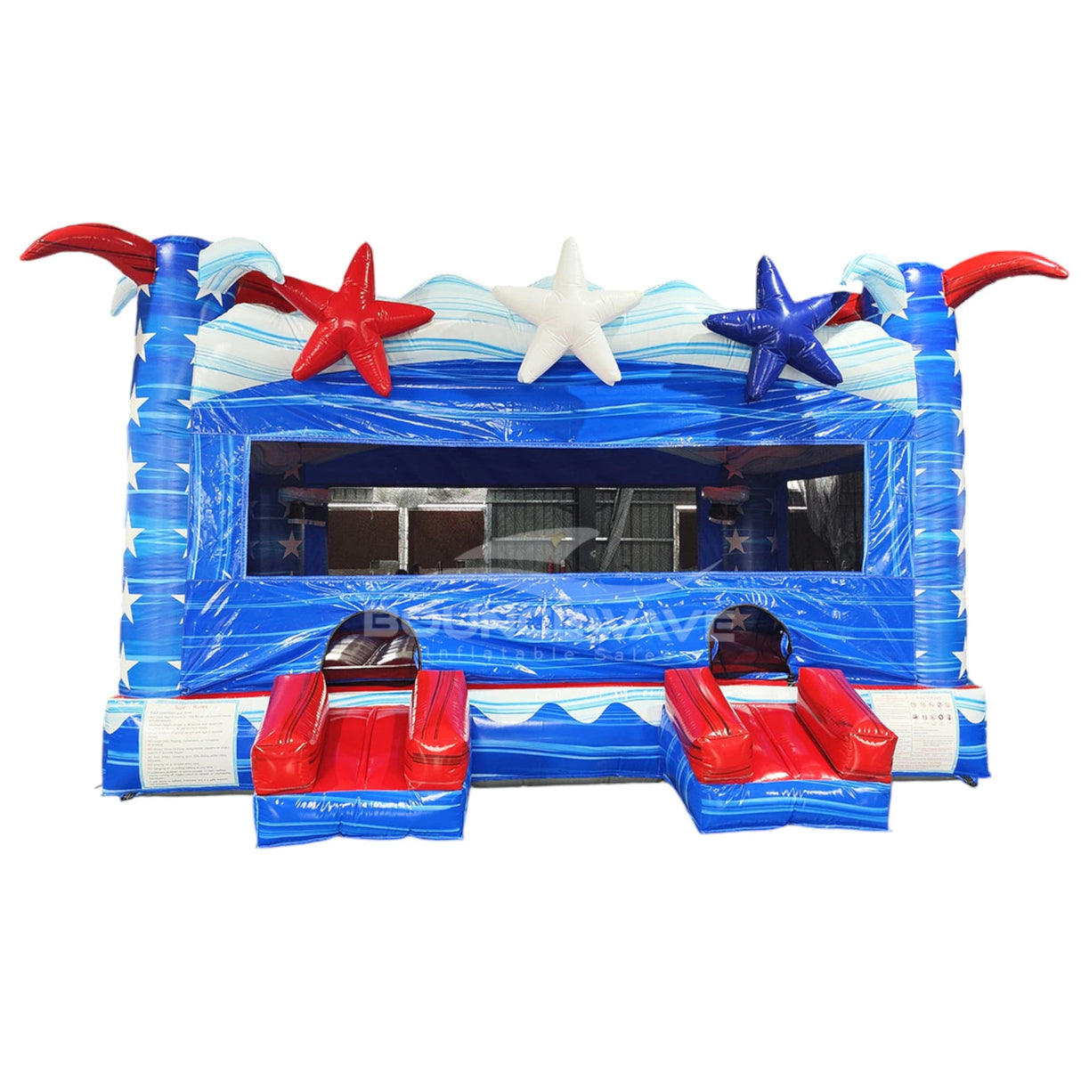 Star Spangled Splash XL Commercial Grade Bounce House - BounceWave Inflatable Sales