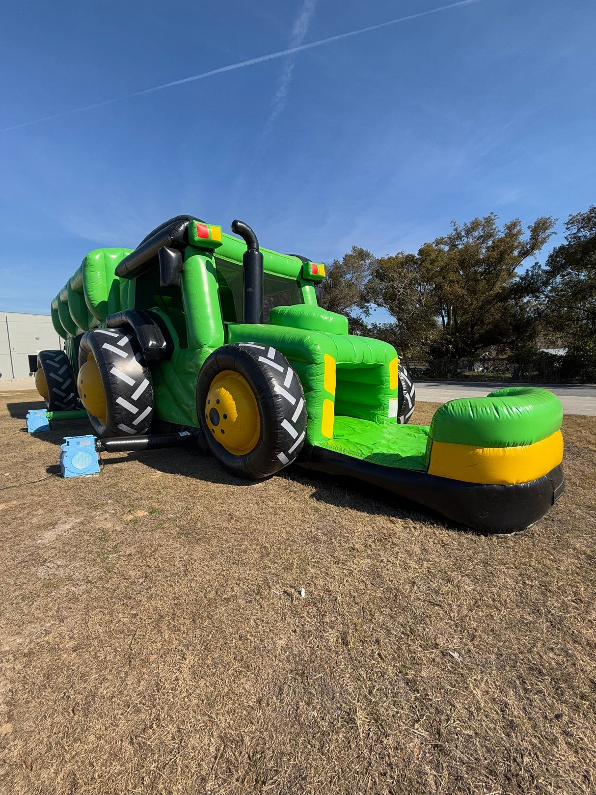 Tractor Run 2pc Inflatable Obstacle Course (Wet/Dry) - BounceWave Inflatable Sales