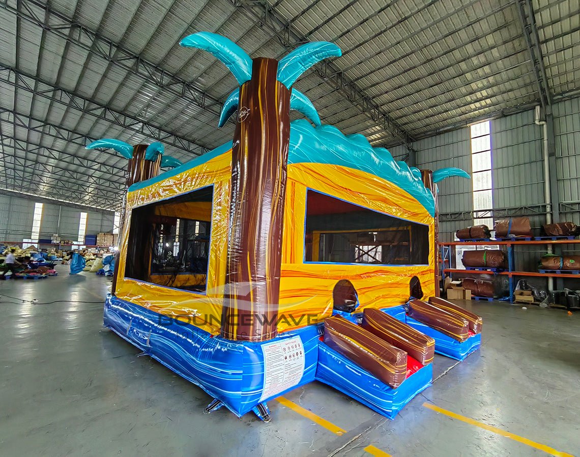 Tropic Shock XL Bounce House - BounceWave Inflatable Sales