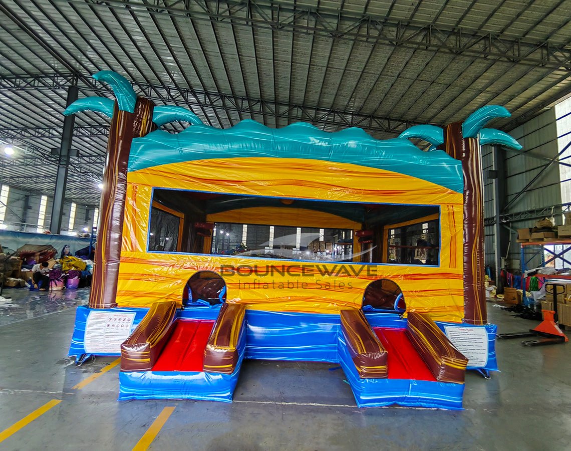 Tropic Shock XL Bounce House - BounceWave Inflatable Sales