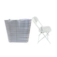 White Plastic Folding Chairs (200 Count) – Heavy Duty Event Seating - BounceWave Inflatable Sales