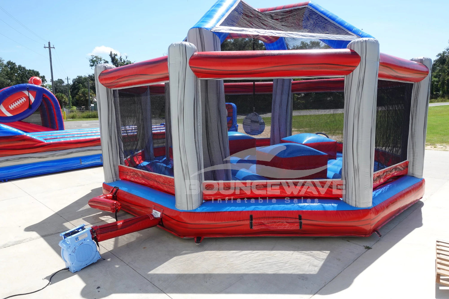 Wrecking Ball Commercial Interactive Inflatable Game - BounceWave Inflatable Sales