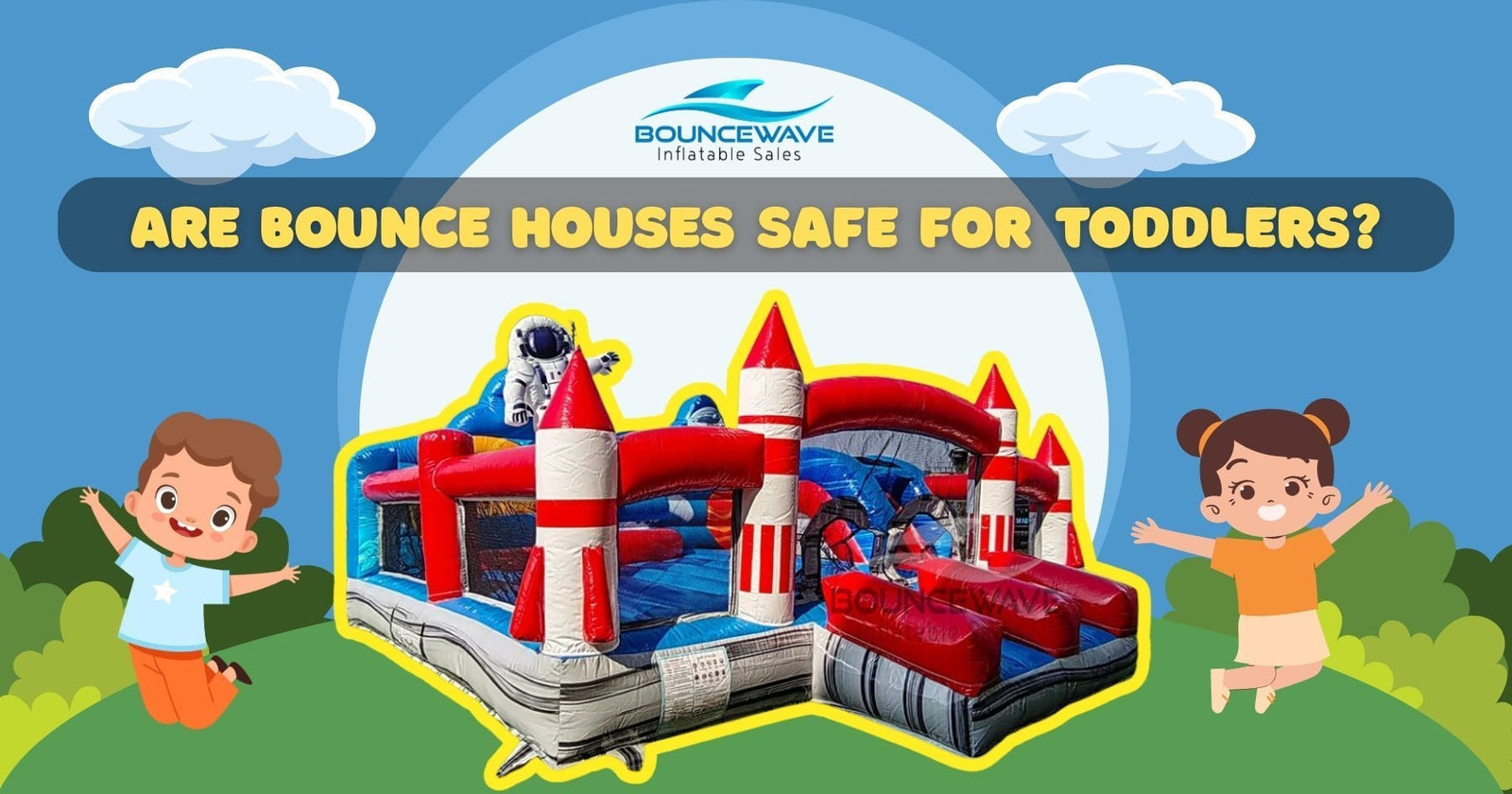 Are Bounce Houses Safe for Toddlers? - BounceWave Inflatable Sales