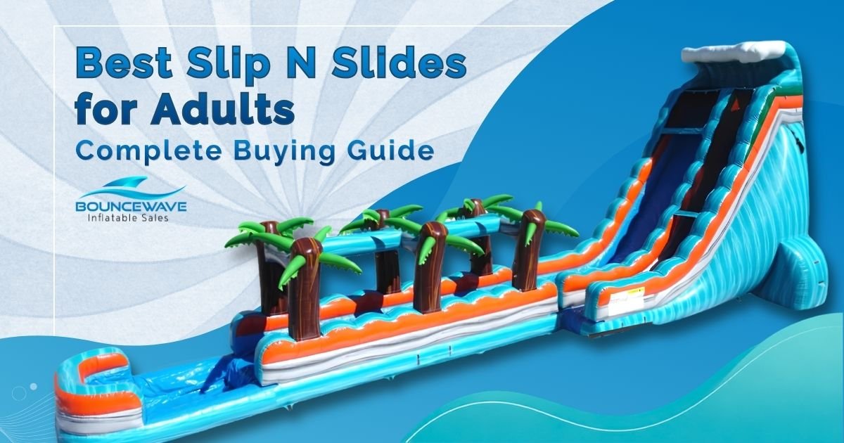 Best Slip N Slides for Adults - Complete Buying Guide - BounceWave Inflatable Sales